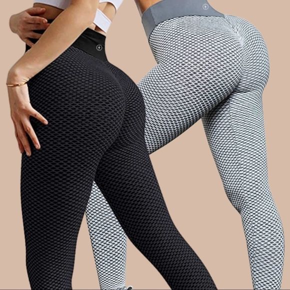 PWRBODY Pants - Brad New! Black Butt Lift Up Thigh Smoothing Booty Leggings